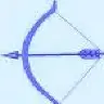 blue arrow