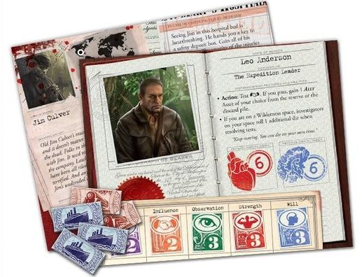 Eldritch-hero חוקר משחק לוח אימה אלדריץ' horror